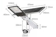 Straßenlaterne-Sonnenkollektor der Landstraßen-LED im Freien mit Monitor AL Material