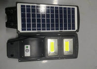 Integrierte IP65-Solar-LED-Straßenlaterne für den Außenbereich, ultrahelles ABS-Material mit Fernbedienung