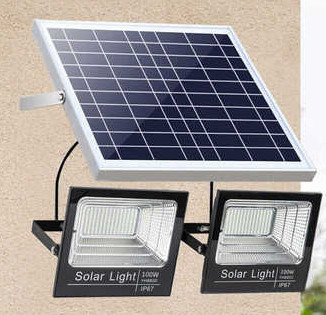 Solarlicht der flut-100W für den Garten, der Schutz IP65 beleuchtet