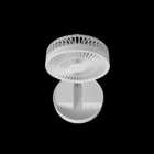 Tragbarer einziehbarer Fan mit dem Nachtlicht, welches die drahtlose ABS-Batterie 5200mah klein faltet