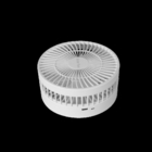 Tragbarer einziehbarer Fan mit dem Nachtlicht, welches die drahtlose ABS-Batterie 5200mah klein faltet