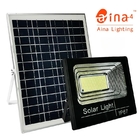 Solarflutlicht mit hoher Helligkeit, LED, 208 Stück, super großes Solarpanel, Fernbedienung, 100 W