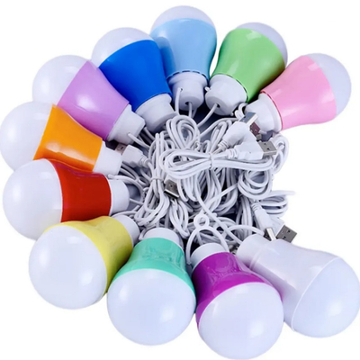 5w 5v Indoor LED-Glühlampen mit Draht und USB-Kabel für die Ferienfamilie