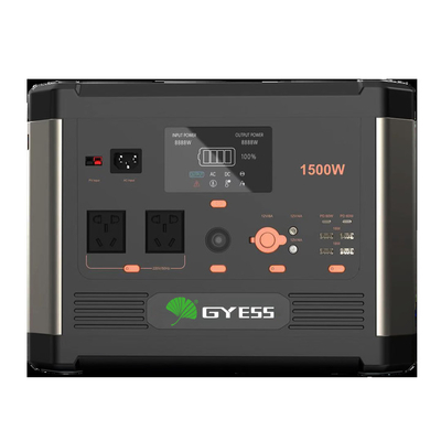 tragbare 1.5kw Batterieleistungs-Station mit Sonnenkollektor