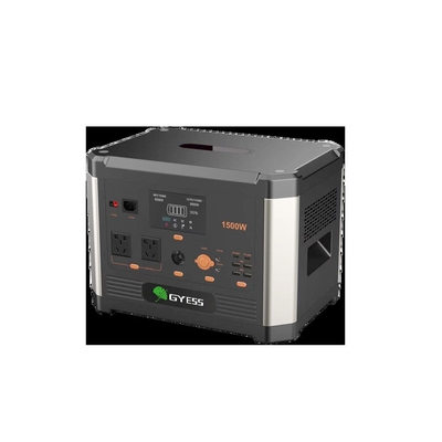 tragbare 1.5kw Batterieleistungs-Station mit Sonnenkollektor