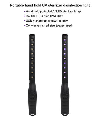 Tragbares Alumium führte Lebensdauer des Entkeimungsstrahler-SMD 2835 USB der Stromversorgungs-IP44 8000H
