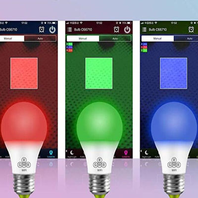 Birne LED Smart RGB steuerte durch mobilen App für KTV durch WIFI oder blaue Zähne