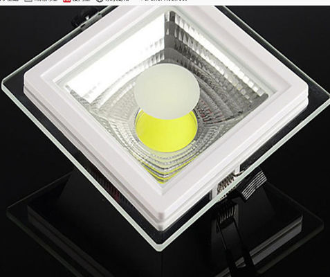 Version PFEILER des Quadrat-5w/10w/15w/25w hinunter Licht mit Aluminiumwohnungs-und Glasdeckel
