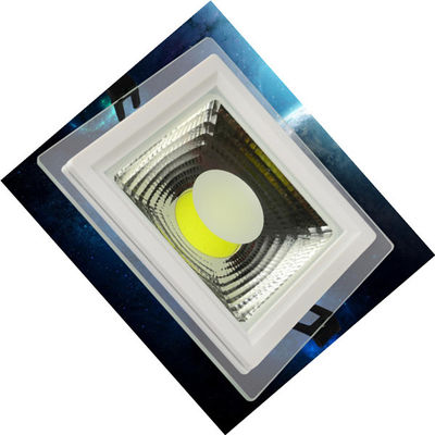 Version PFEILER des Quadrat-5w/10w/15w/25w hinunter Licht mit Aluminiumwohnungs-und Glasdeckel