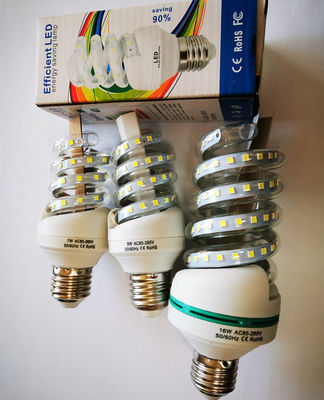Gewundene leistungsfähige geführte Energiesparlampe Basis E27 oder B22 Sms 9w für Schule