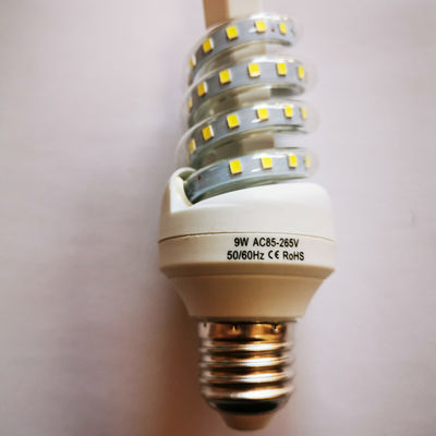 Gewundene leistungsfähige geführte Energiesparlampe Basis E27 oder B22 Sms 9w für Schule