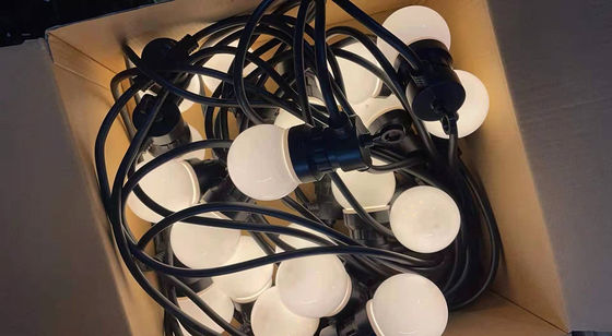 Streifen-Solarlicht G50 G40 A60 angetriebenes Feiertags-Ip65
