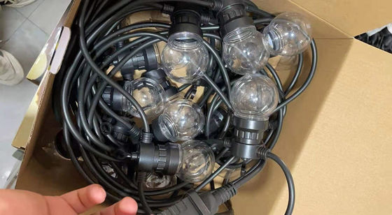 Streifen-Solarlicht G50 G40 A60 angetriebenes Feiertags-Ip65