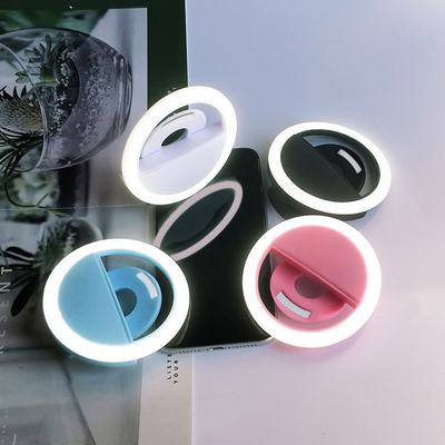 Cri70 Selfie führte Ring Light Photographic Beauty Flash-Clip auf Telefon-tragbarem batteriebetriebenem