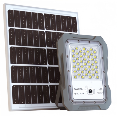 Hohe Qualität CCTV 100w 200w 300w 500w 800w Wand-Sicherheitslicht mit 1440P Kamera für den Außenbereich